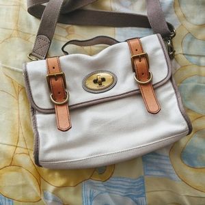 Fossil white crossbody